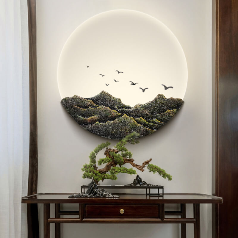 MountainZen LED – Vägglampa med kinesisk konstinspiration
