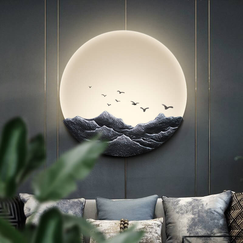 MountainZen LED – Vägglampa med kinesisk konstinspiration