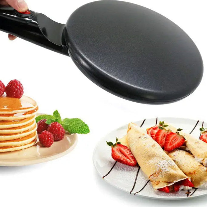 Elektrisk Pannkaksmaskin – Snabb och Smidig Tillagning av Crepes, Pannkakor & Vårrullar