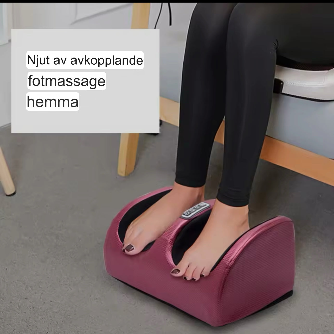 Värmefotmassageapparat