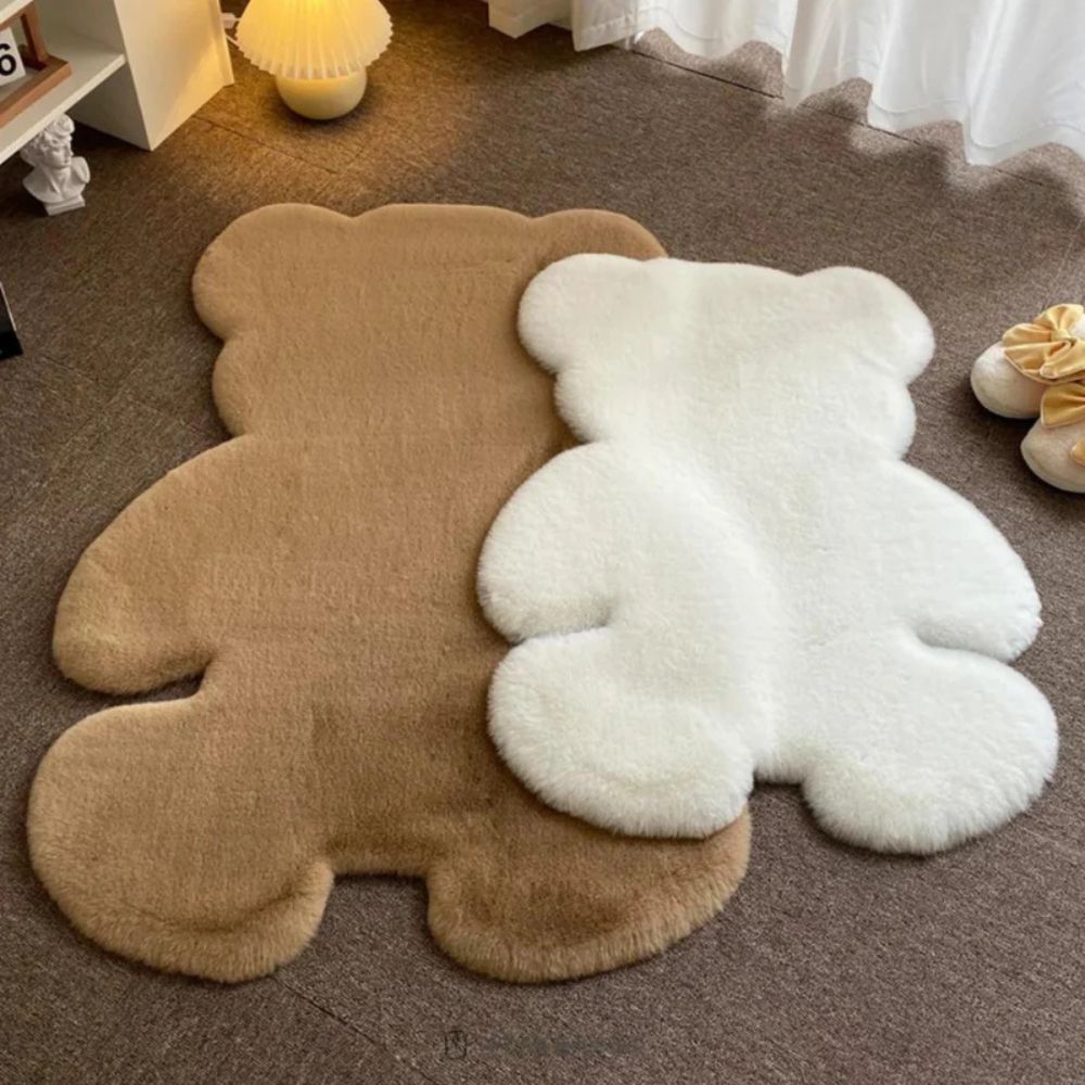 Teddymatta i Plysch – Mjuk och Lekfull Inredning för Barnrum & Vuxenrum