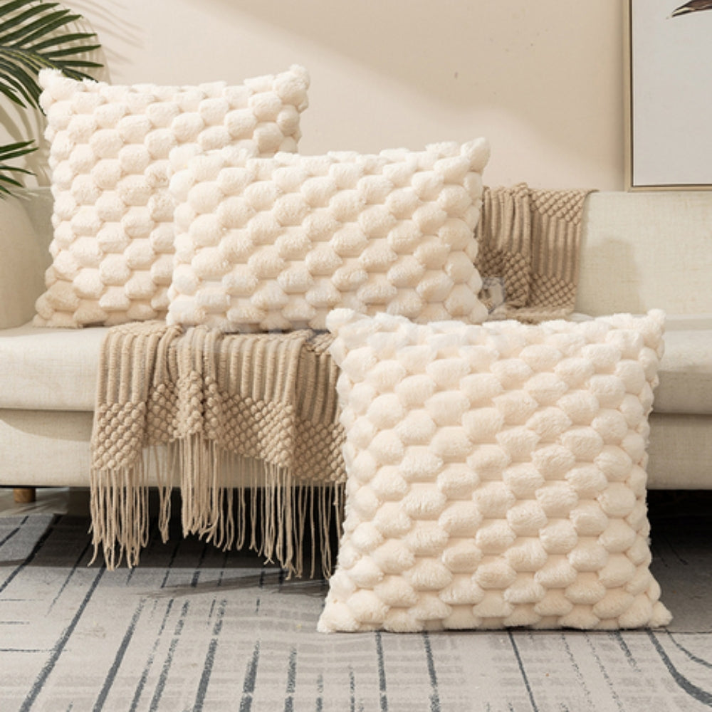 MarshmallowPlush – Mjukt och Plysch Kuddfodral för Elegans och Komfort