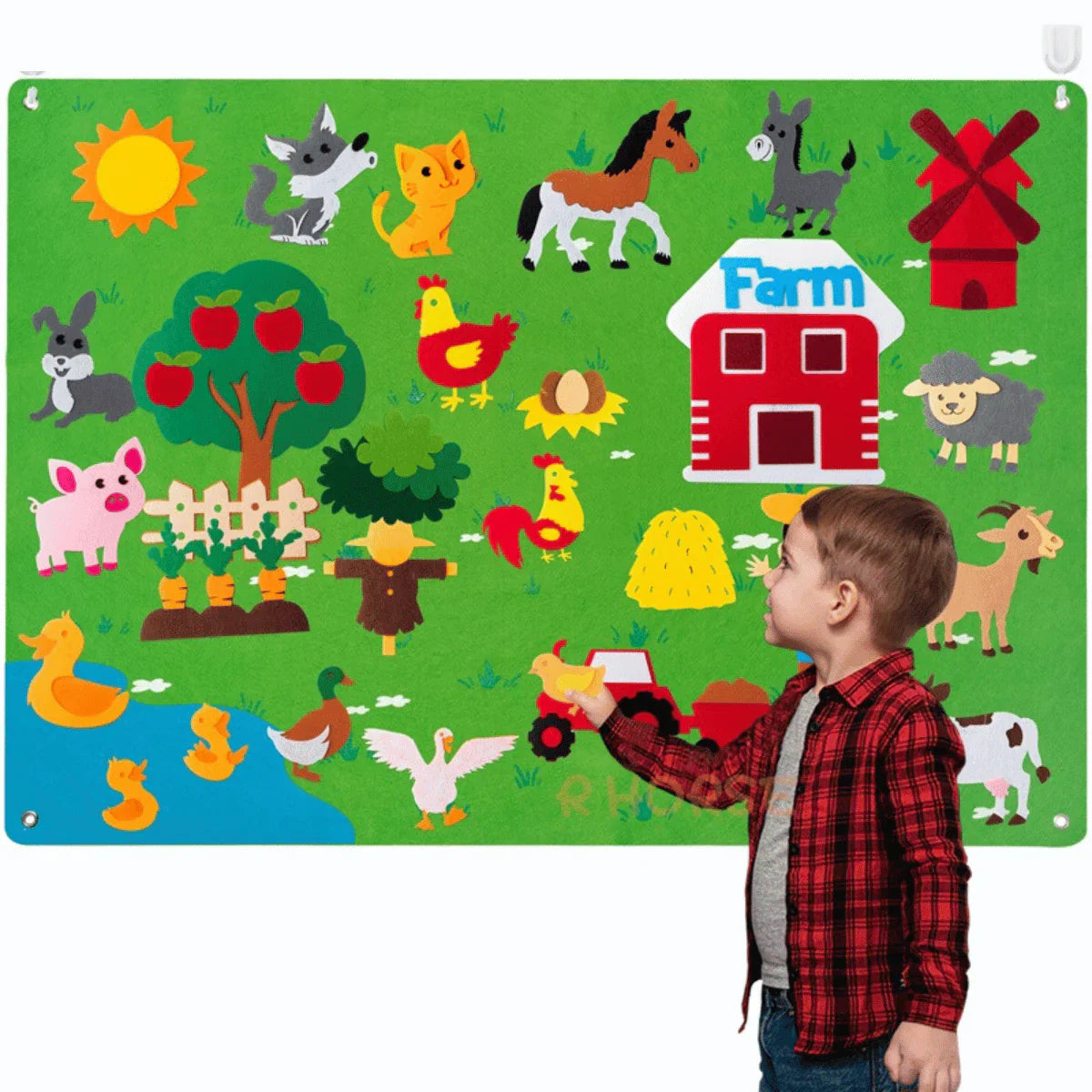 StoryPlay™ – Interaktiv Filtbräda för Barn - Kreativ Lek & Lärande
