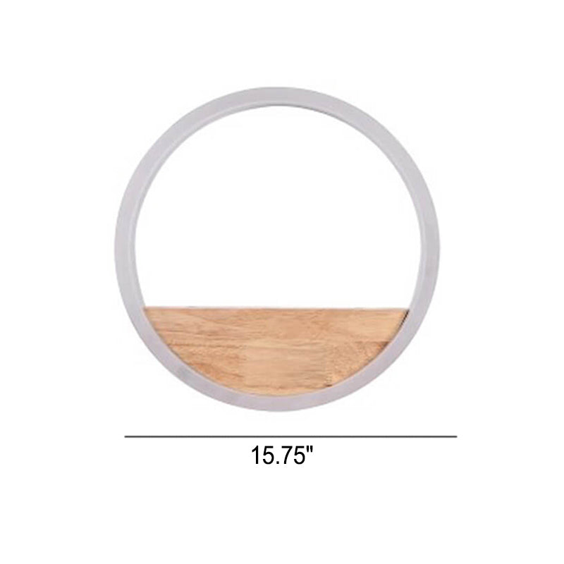 Trä & Akryl LED-vägglampa | Naturlig och modern belysning