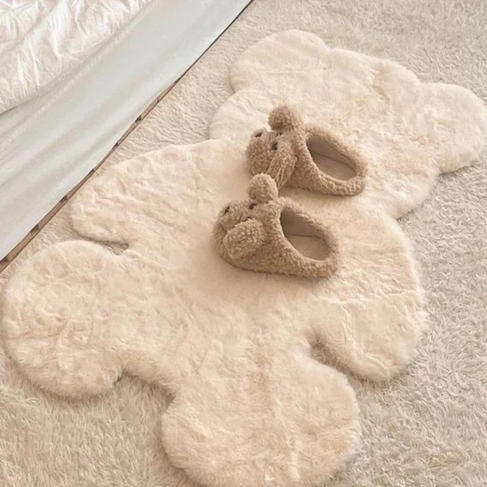 Teddymatta i Plysch – Mjuk och Lekfull Inredning för Barnrum & Vuxenrum