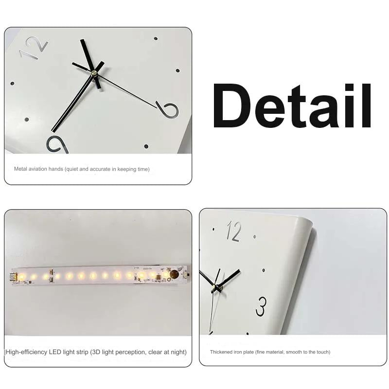DubbelCirkel – Minimalistisk Väggklocka med Konstnärlig Design