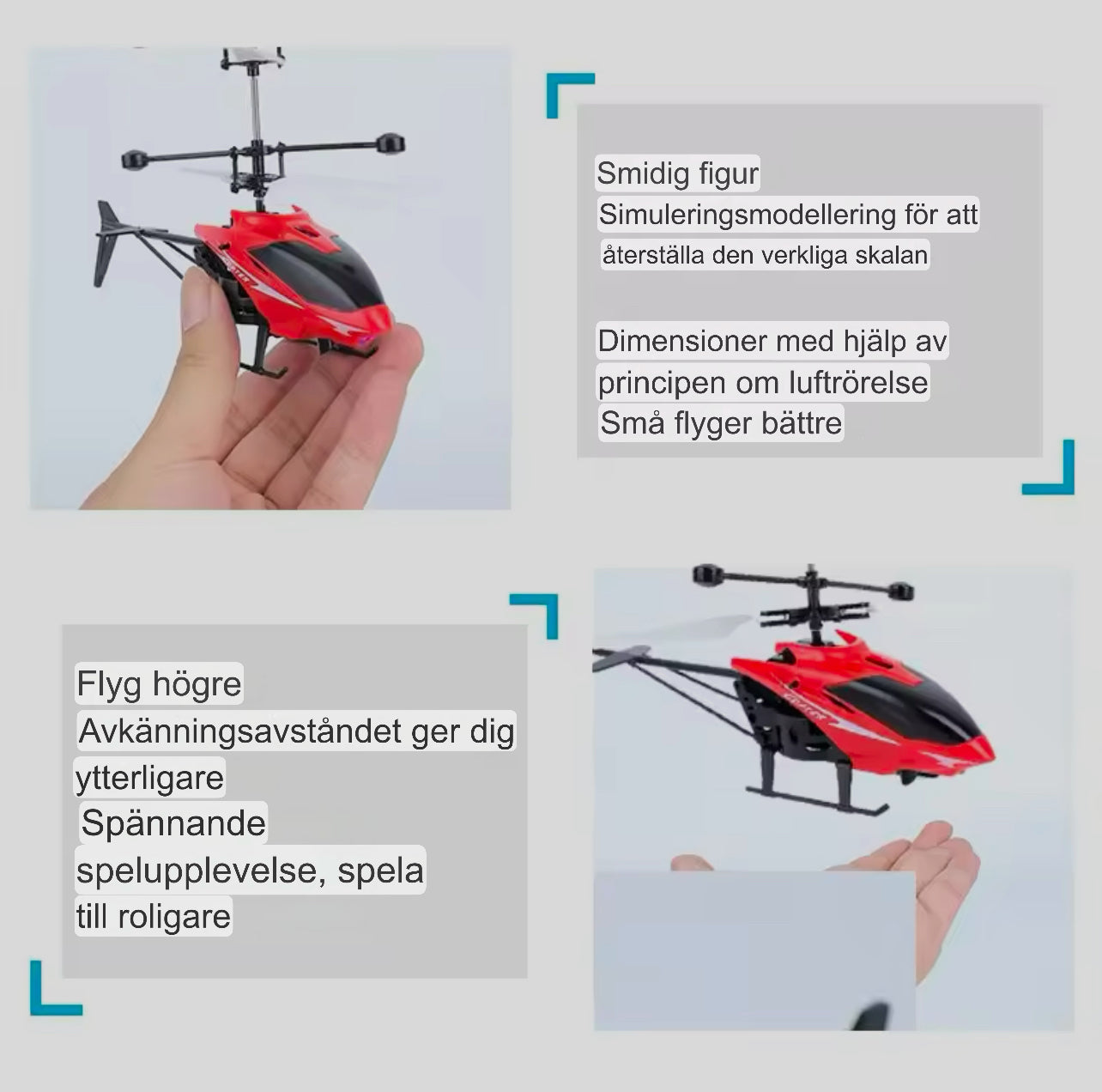 Mini RC-drönare – Barnvänlig