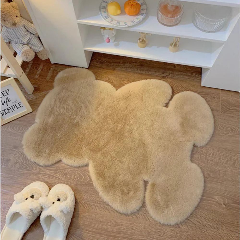 Teddymatta i Plysch – Mjuk och Lekfull Inredning för Barnrum & Vuxenrum