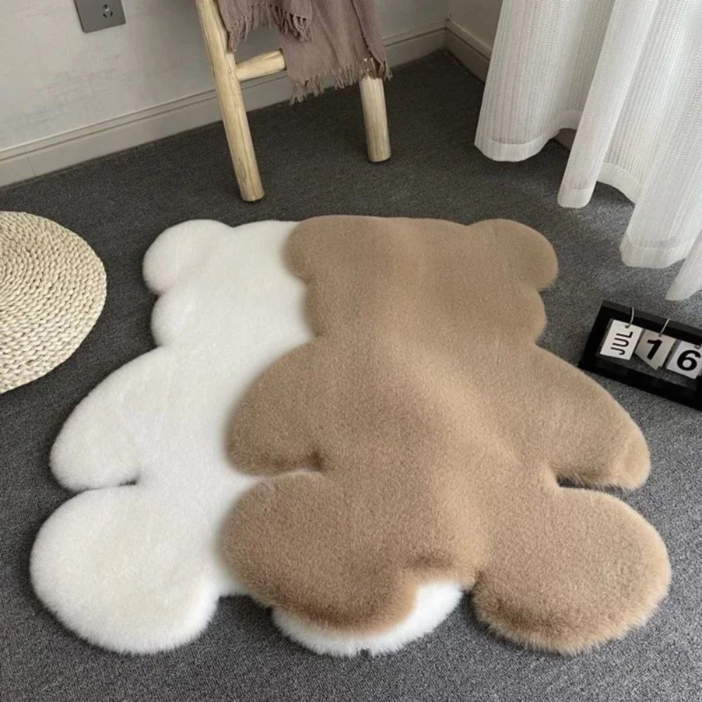 Teddymatta i Plysch – Mjuk och Lekfull Inredning för Barnrum & Vuxenrum