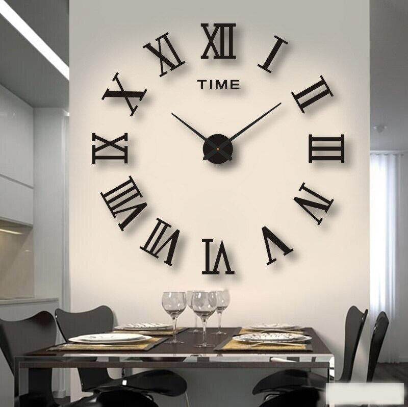 CreativaTime Roman – Modern Väggklocka med Unik Design