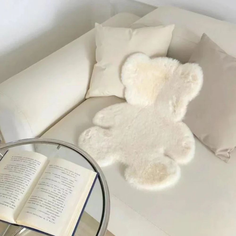 Teddymatta i Plysch – Mjuk och Lekfull Inredning för Barnrum & Vuxenrum