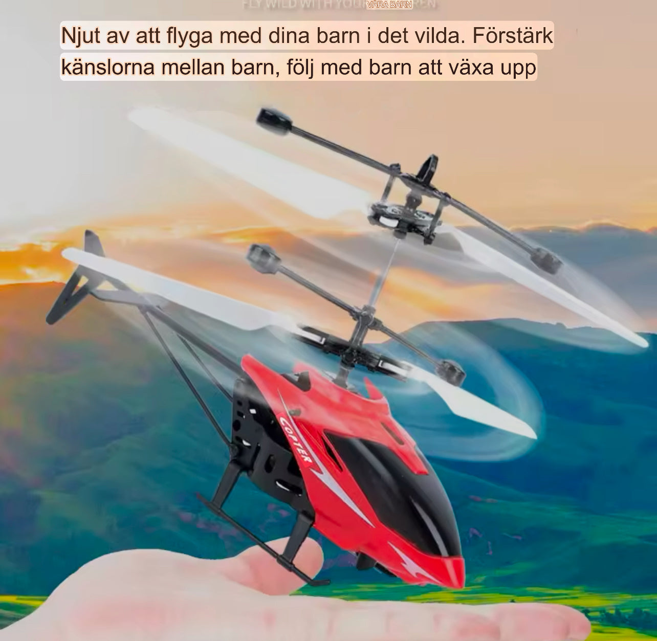 Mini RC-drönare – Barnvänlig