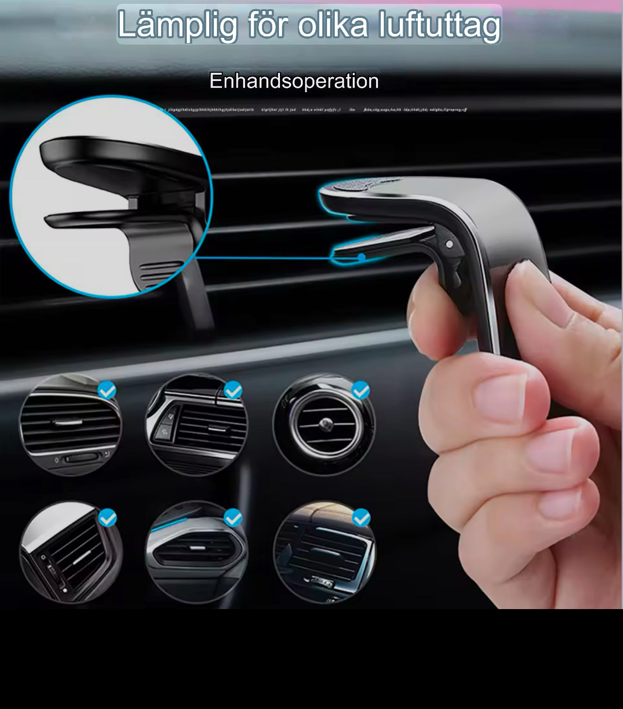 Mobil magnethållare