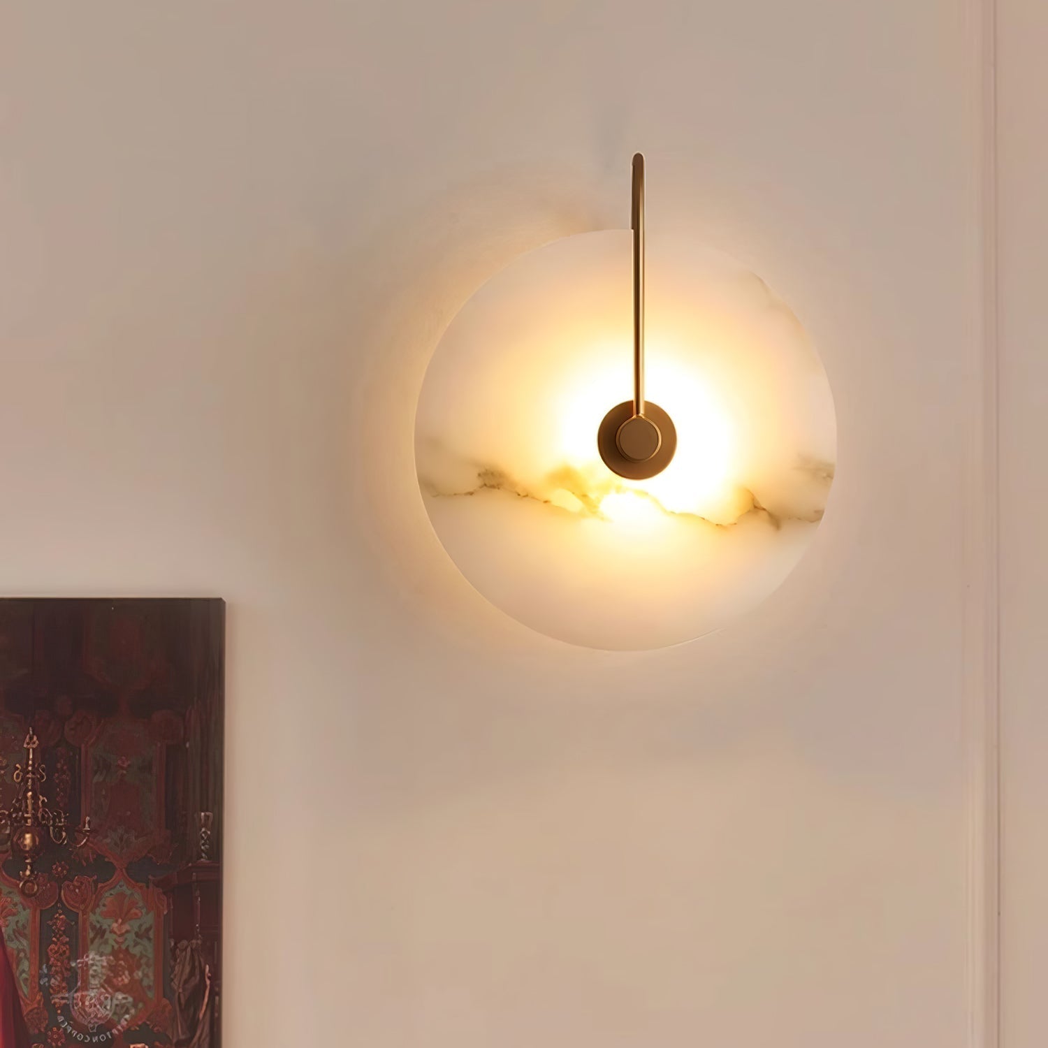 AlbaStone LED – Vägglampa med elegant naturdesign