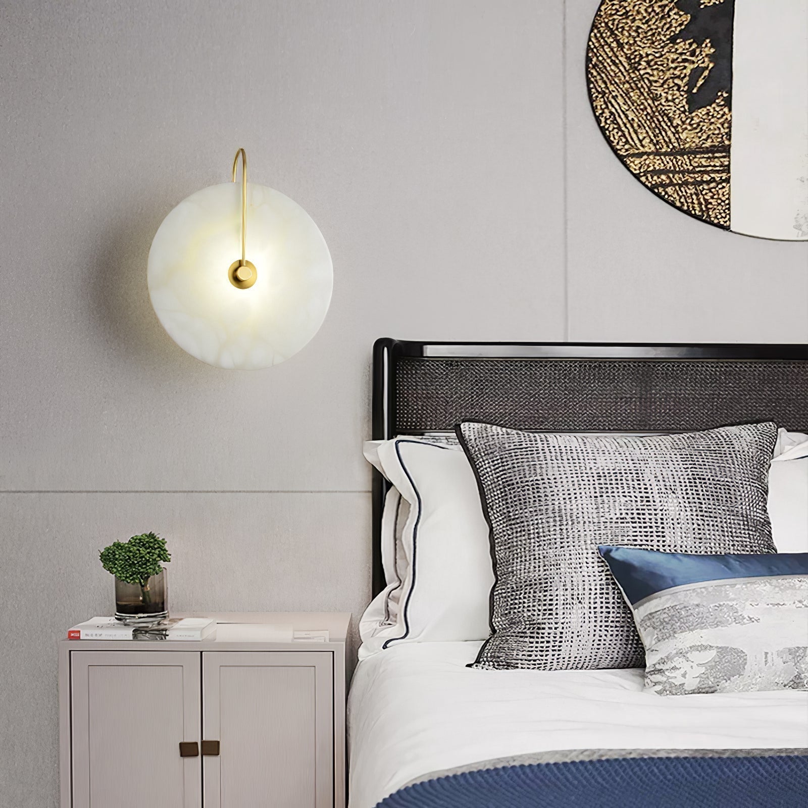 AlbaStone LED – Vägglampa med elegant naturdesign