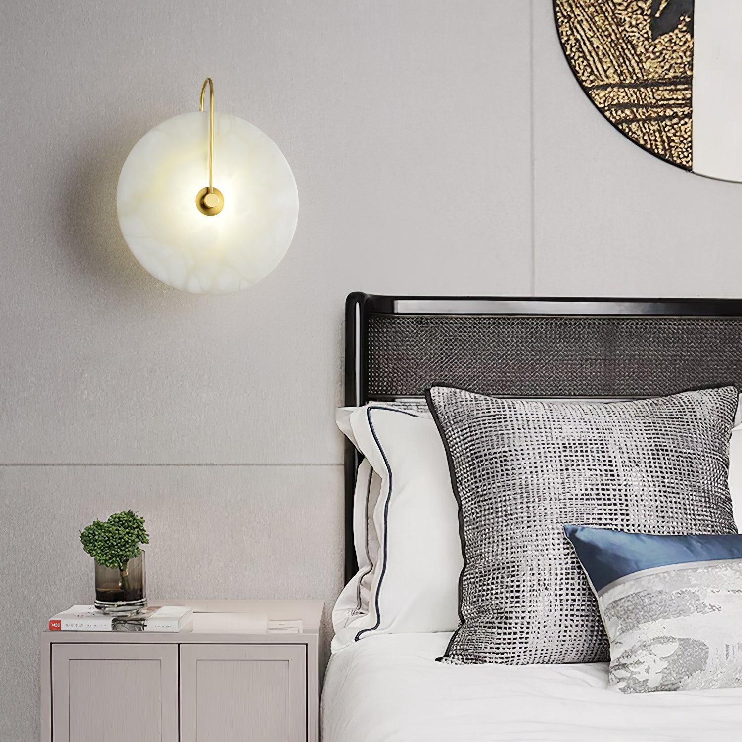 AlbaStone LED – Vägglampa med elegant naturdesign
