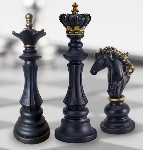 CheckmatePieces – Dekorativa Schackpjäser för Stilfull Inredning