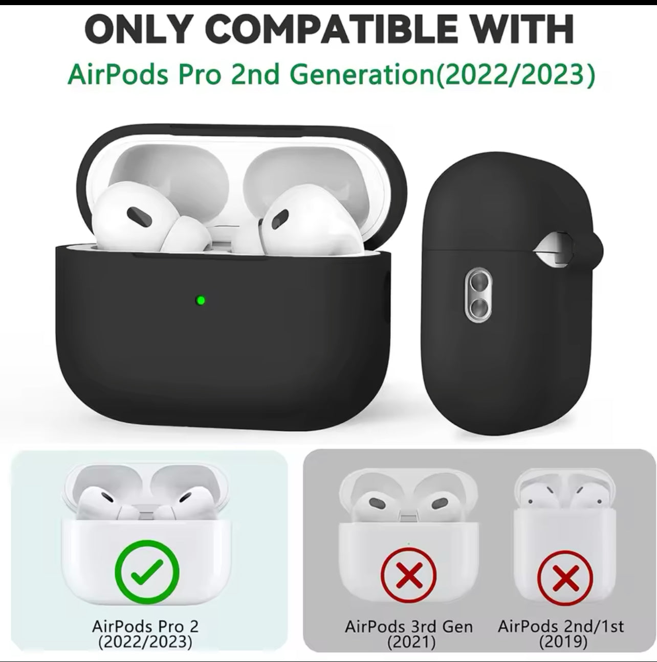 AirPods Pro Skyddsfodral med Rengöringskit