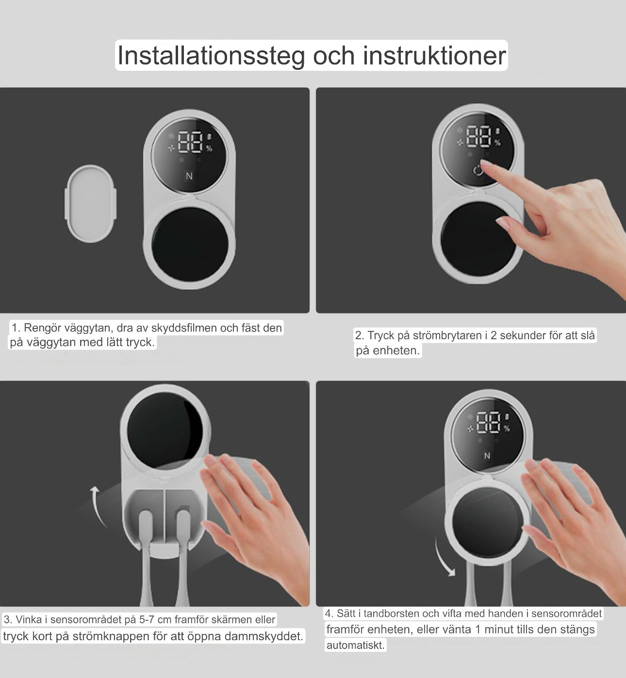 UV-Tandborstdesinfektor
