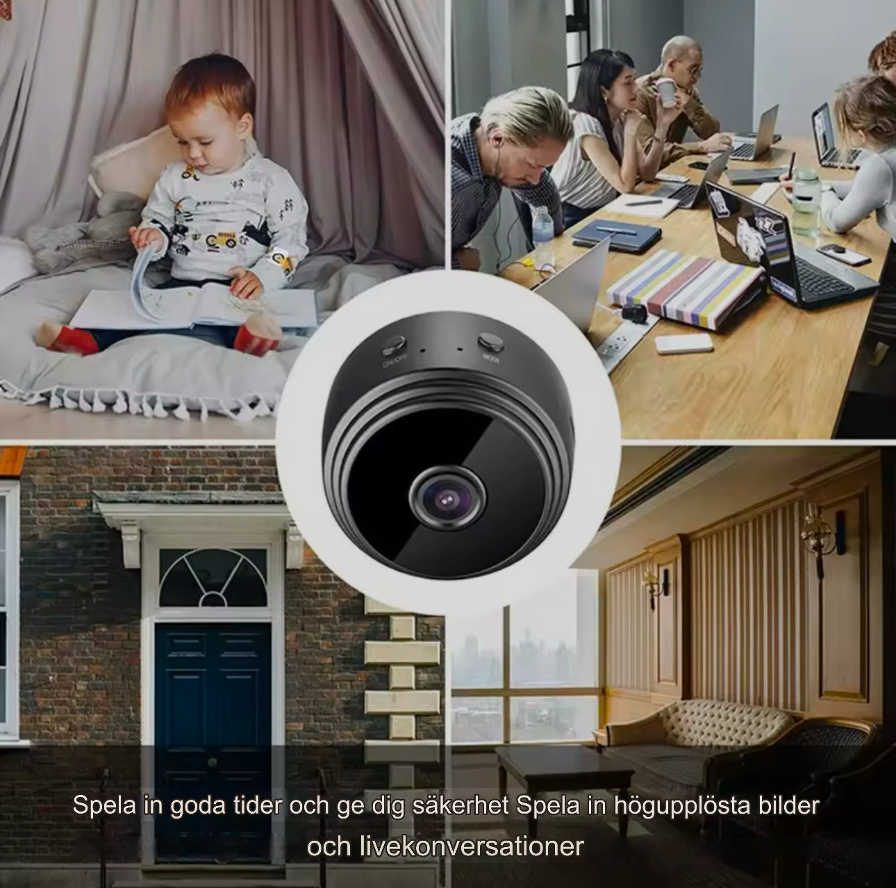 Mini WiFi Kamera med Nattvision