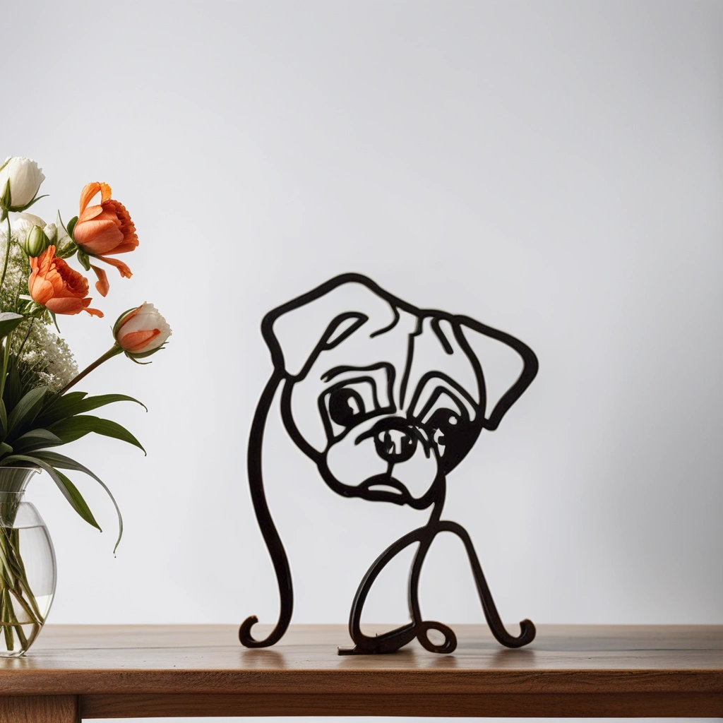 CanineArt – Abstrakta Hundstatyer med Konstnärlig Design