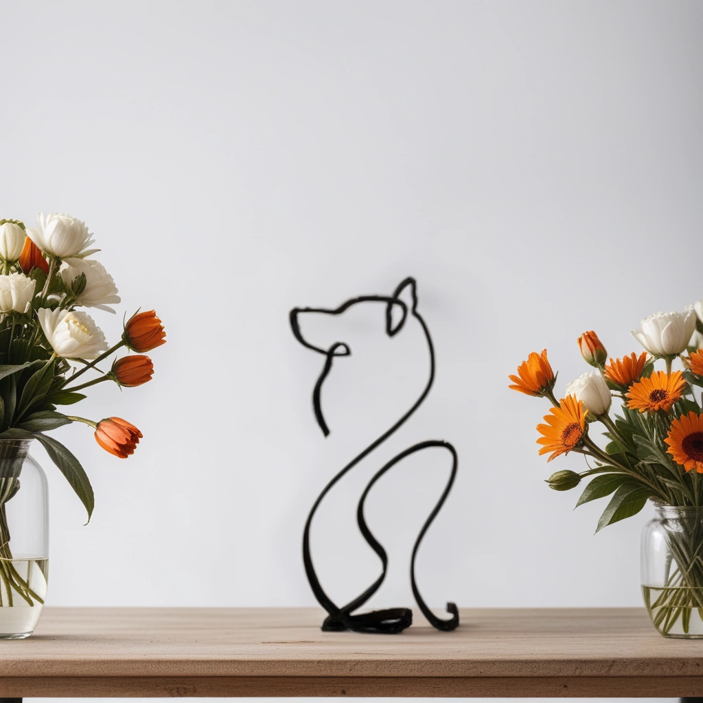 CanineArt – Abstrakta Hundstatyer med Konstnärlig Design