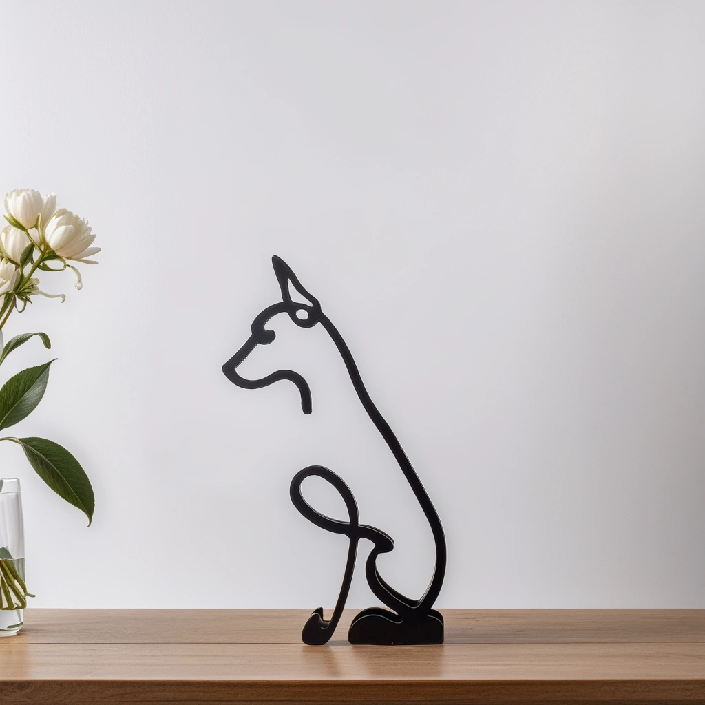 CanineArt – Abstrakta Hundstatyer med Konstnärlig Design
