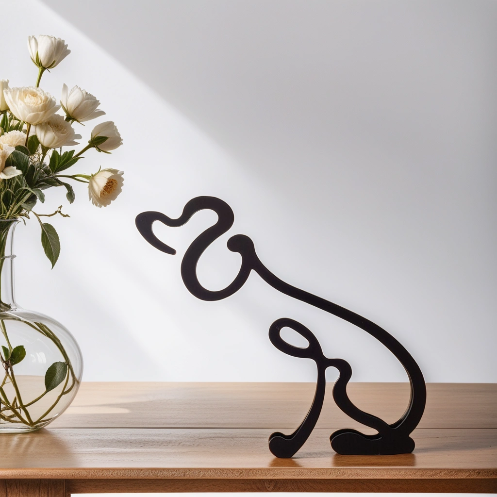 CanineArt – Abstrakta Hundstatyer med Konstnärlig Design