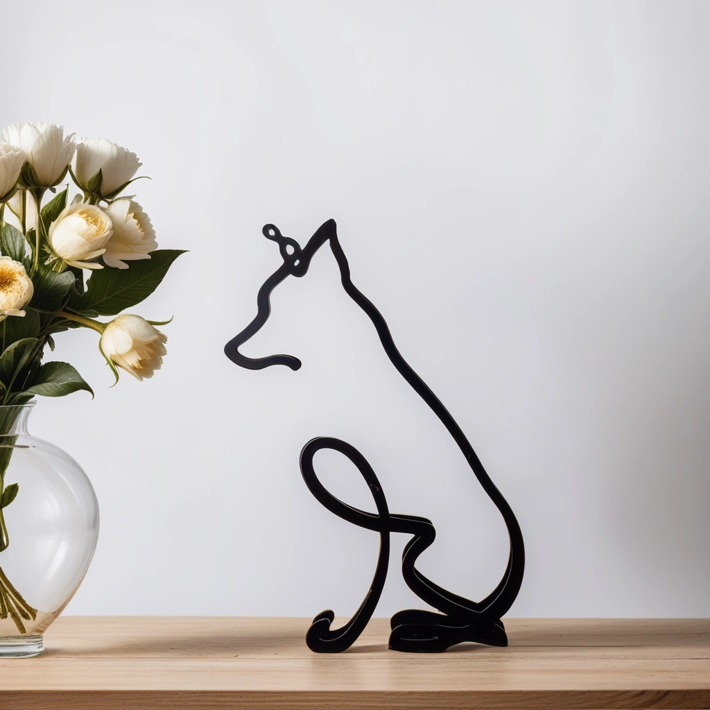 CanineArt – Abstrakta Hundstatyer med Konstnärlig Design