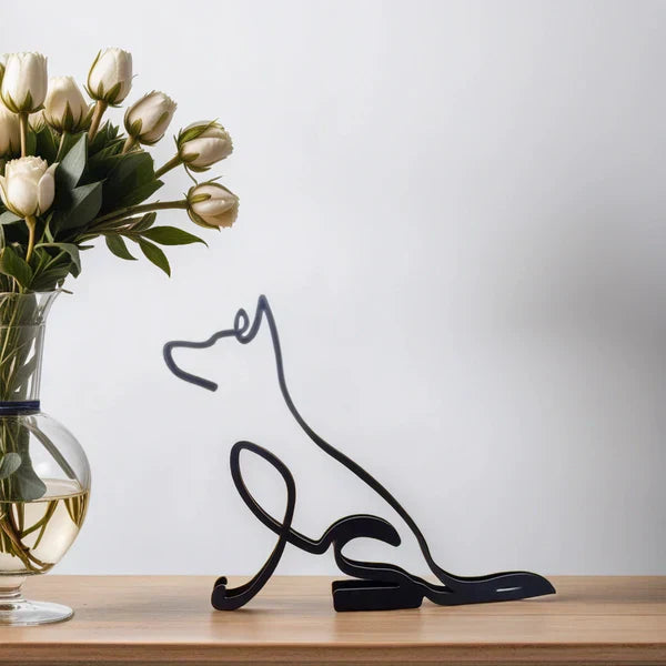 CanineArt – Abstrakta Hundstatyer med Konstnärlig Design