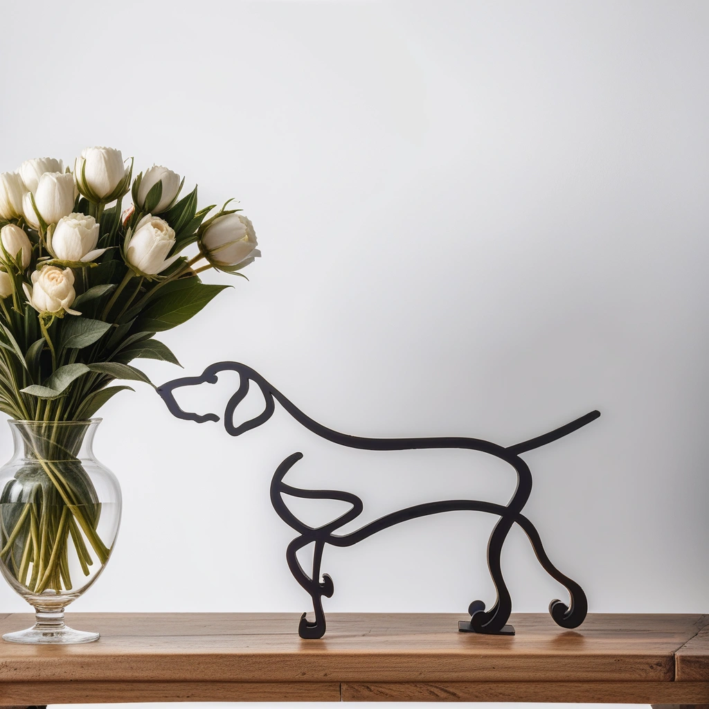 CanineArt – Abstrakta Hundstatyer med Konstnärlig Design
