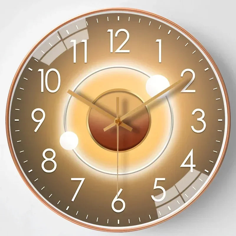 QuietTime – Digital Väggklocka med Klassisk Design