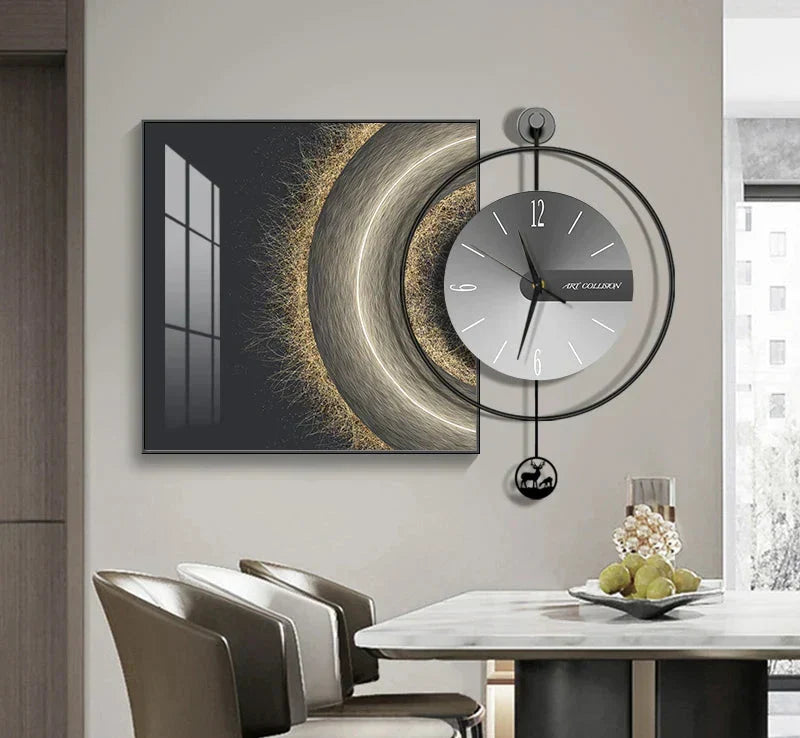 EleganTime – Modern Väggklocka med Kreativ Design