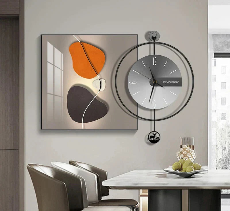 EleganTime – Modern Väggklocka med Kreativ Design