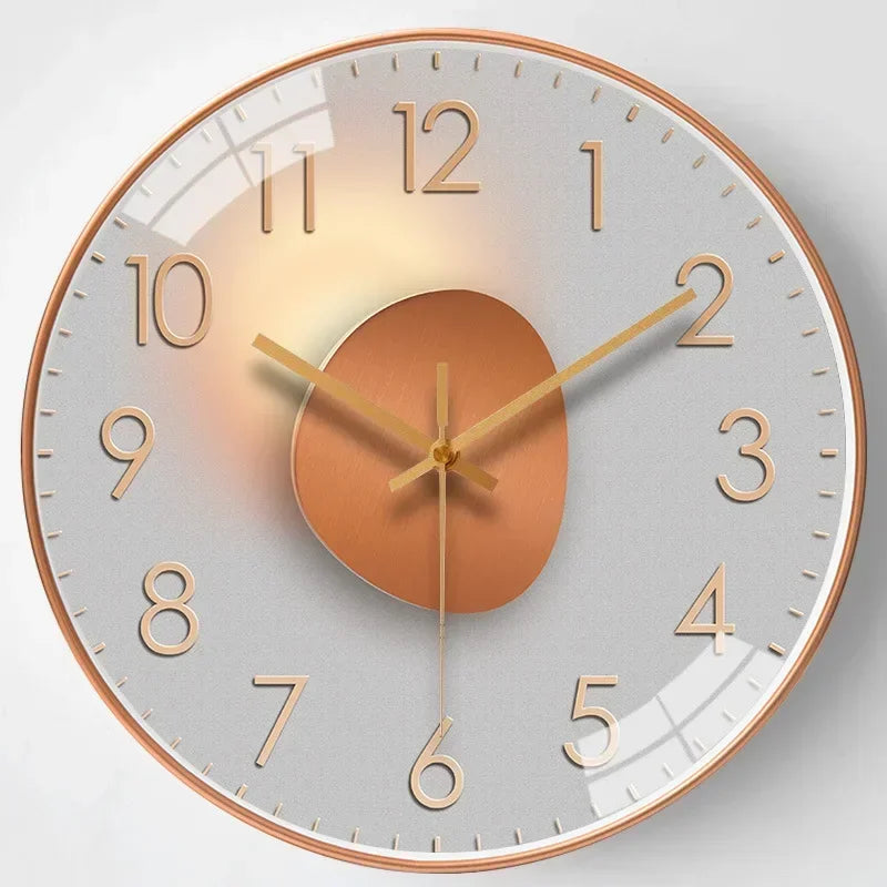 QuietTime – Digital Väggklocka med Klassisk Design