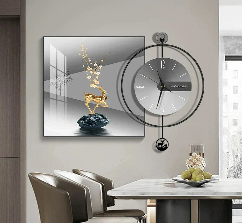 EleganTime – Modern Väggklocka med Kreativ Design