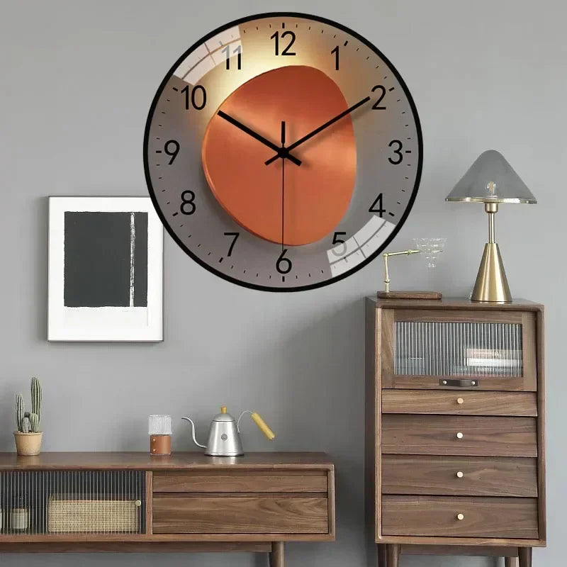 QuietTime – Digital Väggklocka med Klassisk Design