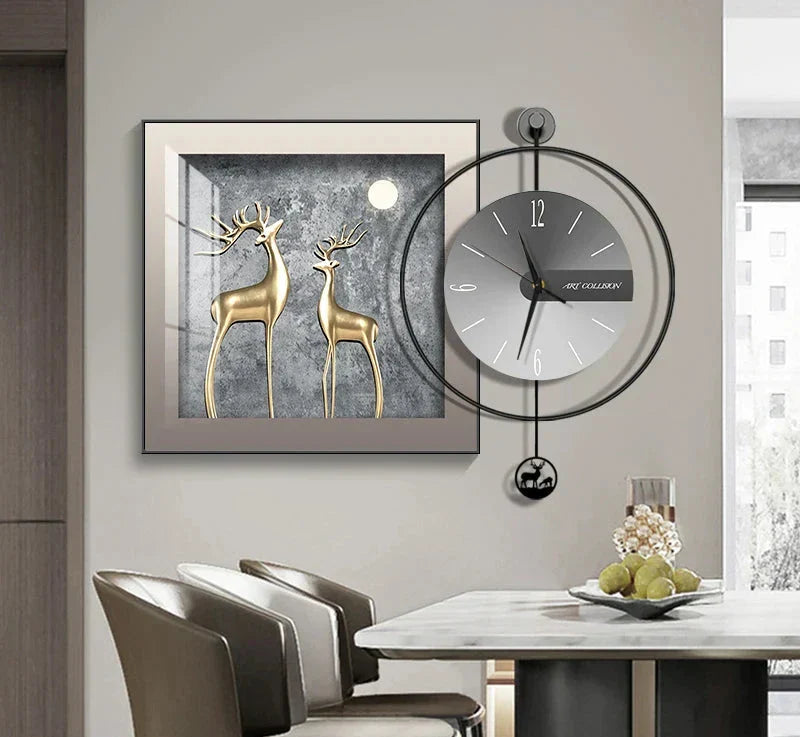 EleganTime – Modern Väggklocka med Kreativ Design