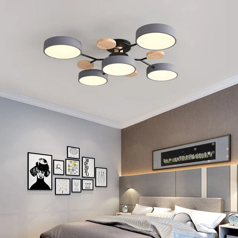 LjusVilla – Modern LED-Taklampa för Vardagsrum och Sovrum