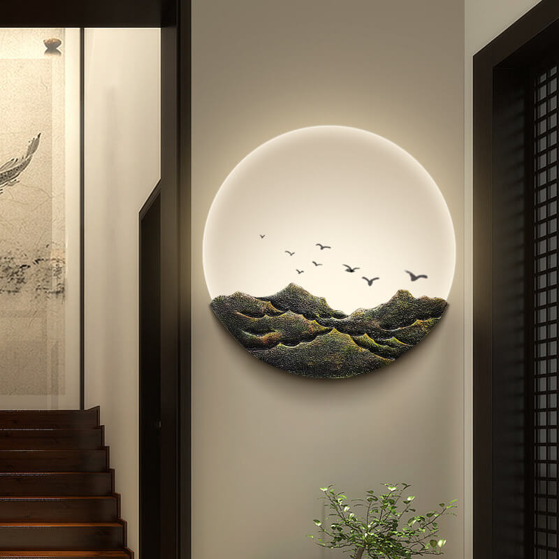 MountainZen LED – Vägglampa med kinesisk konstinspiration