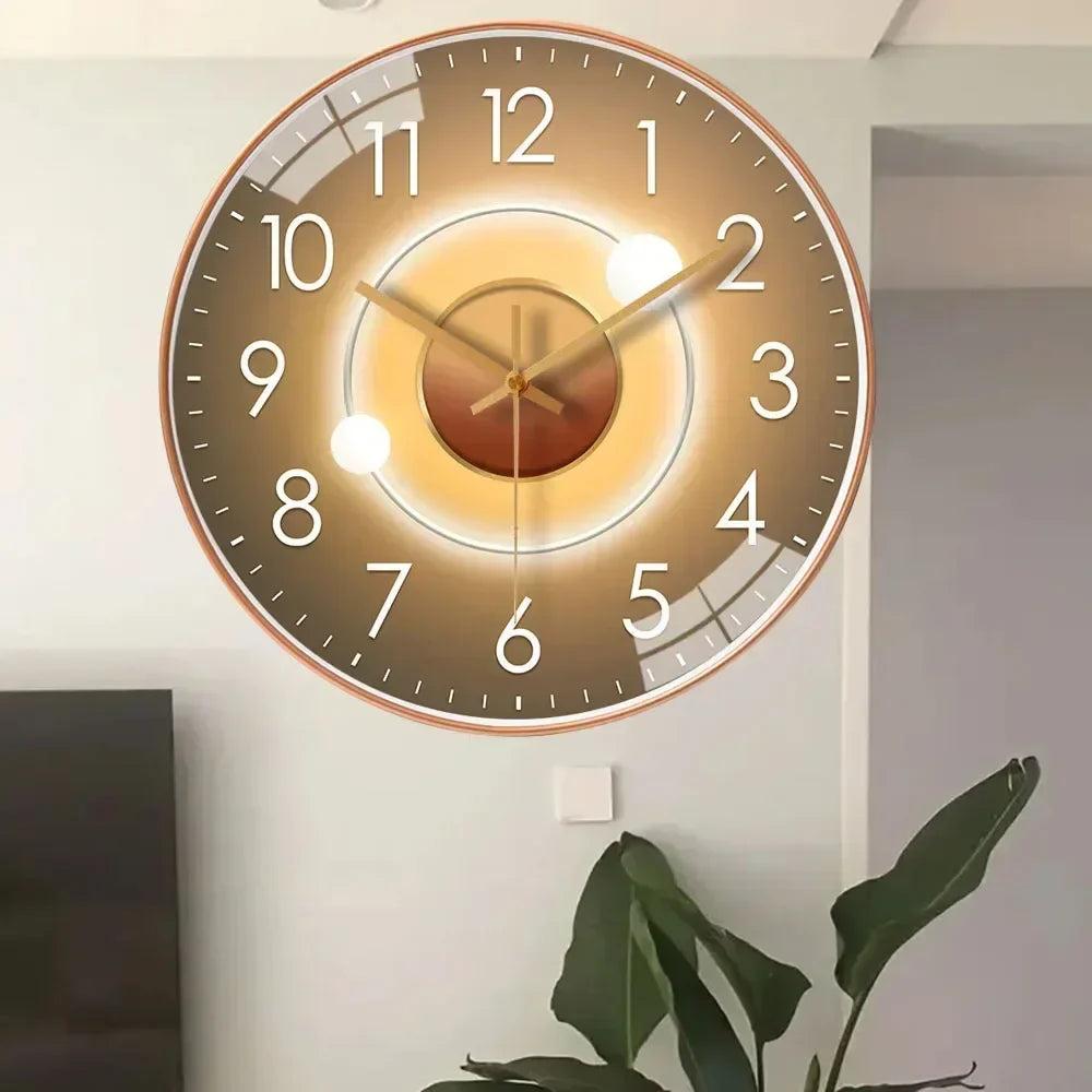 QuietTime – Digital Väggklocka med Klassisk Design