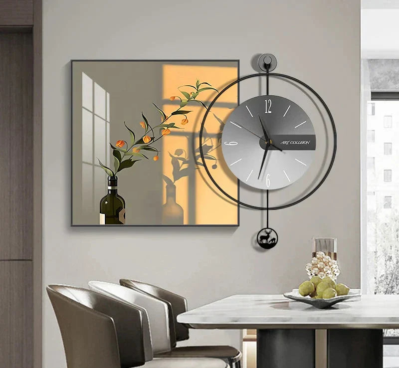 EleganTime – Modern Väggklocka med Kreativ Design