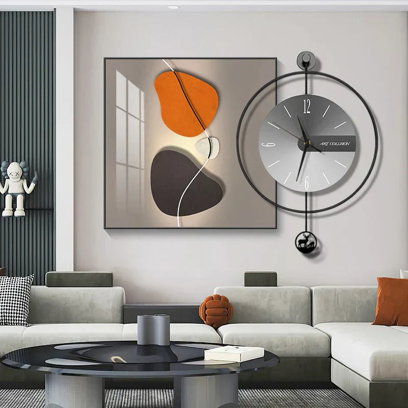 EleganTime – Modern Väggklocka med Kreativ Design