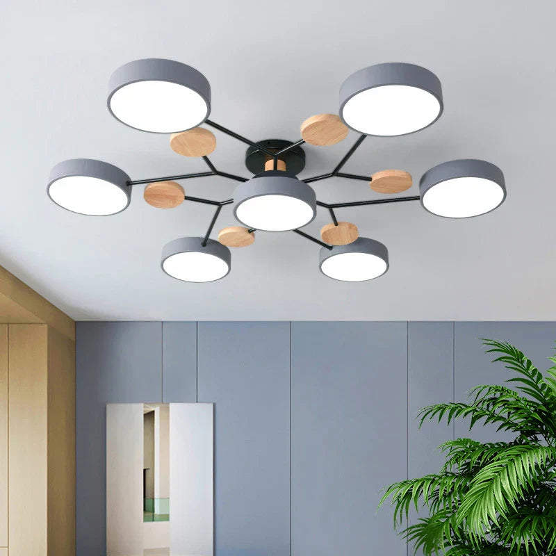 LjusVilla – Modern LED-Taklampa för Vardagsrum och Sovrum