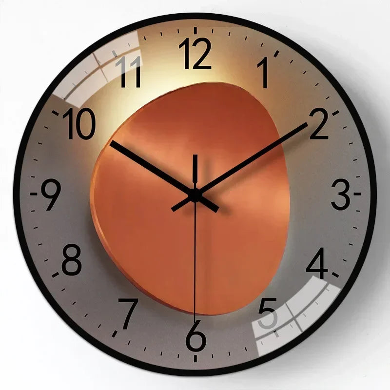 QuietTime – Digital Väggklocka med Klassisk Design