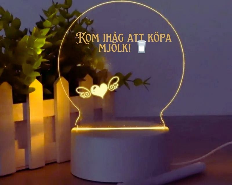 LED Ljusbräda – Kreativ Skrivtavla