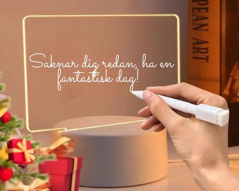 LED Ljusbräda – Kreativ Skrivtavla