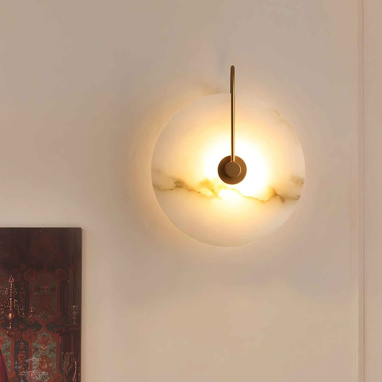 AlbaStone LED – Vägglampa med elegant naturdesign
