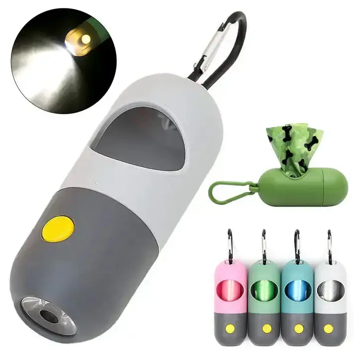 HundPlock™ – Smidig Hållare för Hundbajspåsar med LED-lampa