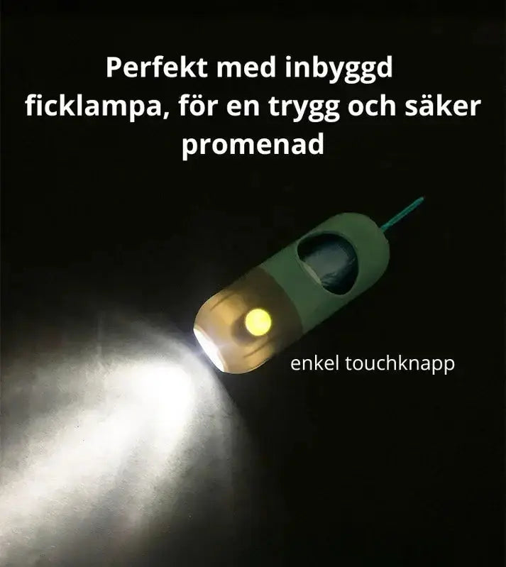 HundPlock™ – Smidig Hållare för Hundbajspåsar med LED-lampa